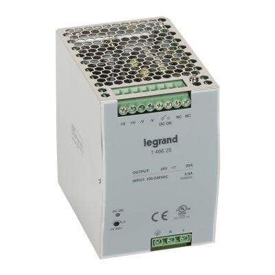 Zasilacz 1F Stabilizowany 240V/24V 20A 146625 LEGRAND (146625)